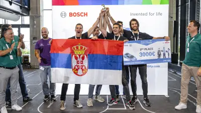 Treće mesto za tim iz Srbije na globalnom Bosch Future Mobility Challenge takmičenju